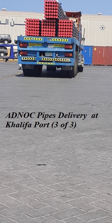 ADNOC Pipes Delivery at Khalifa Port 3 of 3