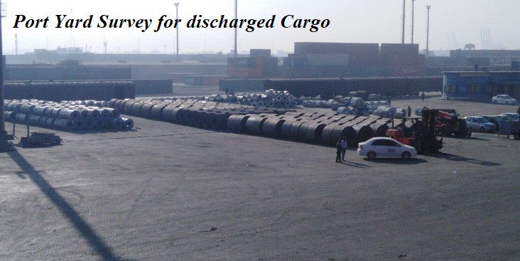Port Yard Survey for discharged Cargo